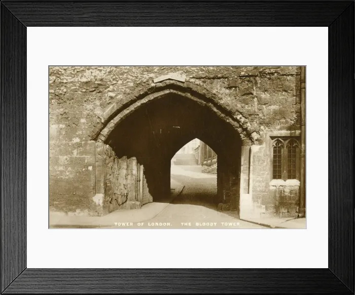 Framed Print : Tower of London. The Bloody Tower, c1910. Creator: Unknown Framed Print : Tower of London. The Bloody Tower, c1910. Creator: Unknown