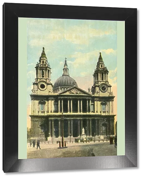 St. Pauls Cathedral, London, c1910. Creator: Unknown