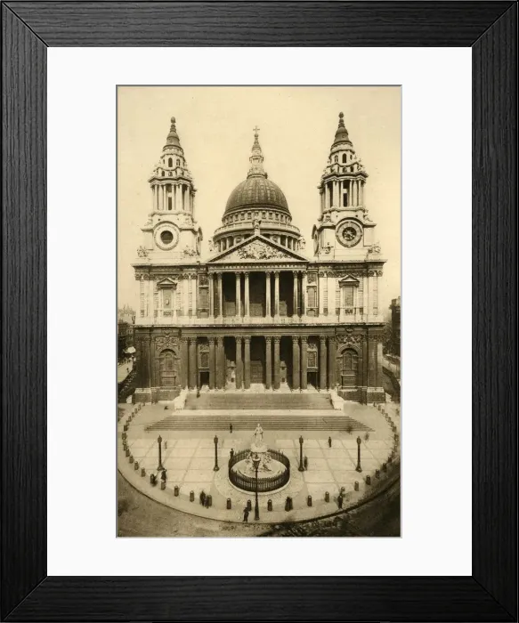 Framed Print : St. Pauls Cathedral, London, c1924. Creator: Unknown Framed Print : St. Pauls Cathedral, London, c1924. Creator: Unknown