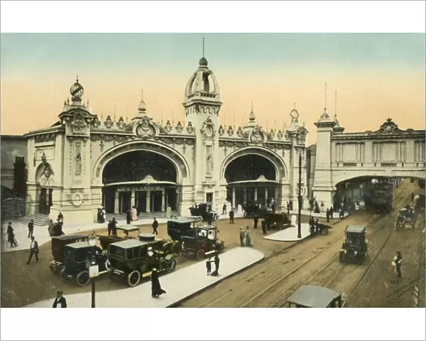 Coronation Exhibition, Wood Lane entrance, London, 1911. Creator: Unknown