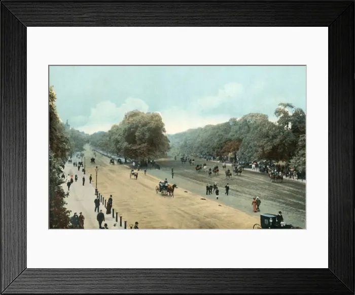 Framed Print : Rotten Row, Hyde Park, London, c1910. Creator: Unknown Framed Print : Rotten Row, Hyde Park, London, c1910. Creator: Unknown