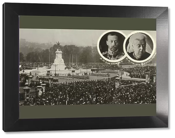 Unveiling of the Victoria Memorial, London, 16 May 1911. Creator: Unknown