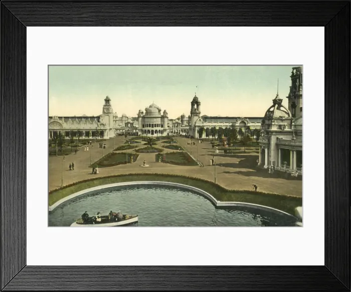 Framed Print : Court of Arts, Coronation Exhibition, London, 1911. Creator: Unknown Framed Print : Court of Arts, Coronation Exhibition, London, 1911. Creator: Unknown