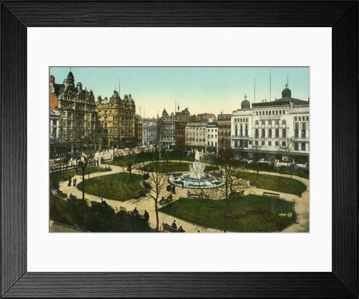 Framed Print : Leicester Square, London, c1910. Creator: Unknown Framed Print : Leicester Square, London, c1910. Creator: Unknown