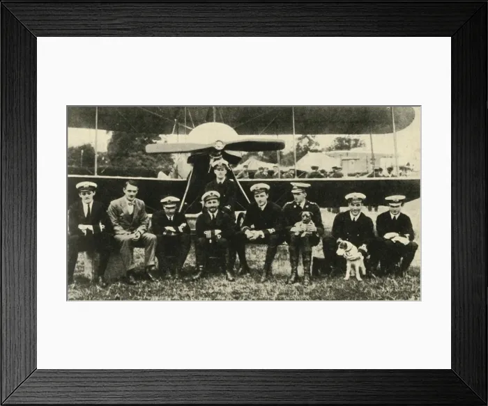 Framed Print : Commander Samson of the Royal Flying Corps... First World War, c1914, (c1920). Creator: Cribb Framed Print : Commander Samson of the Royal Flying Corps... First World War, c1914, (c1920). Creator: Cribb