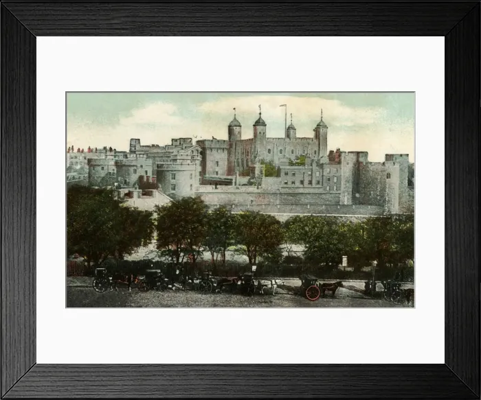 Framed Print : The Tower of London, 1907. Creator: Francis Frith & Co Framed Print : The Tower of London, 1907. Creator: Francis Frith & Co