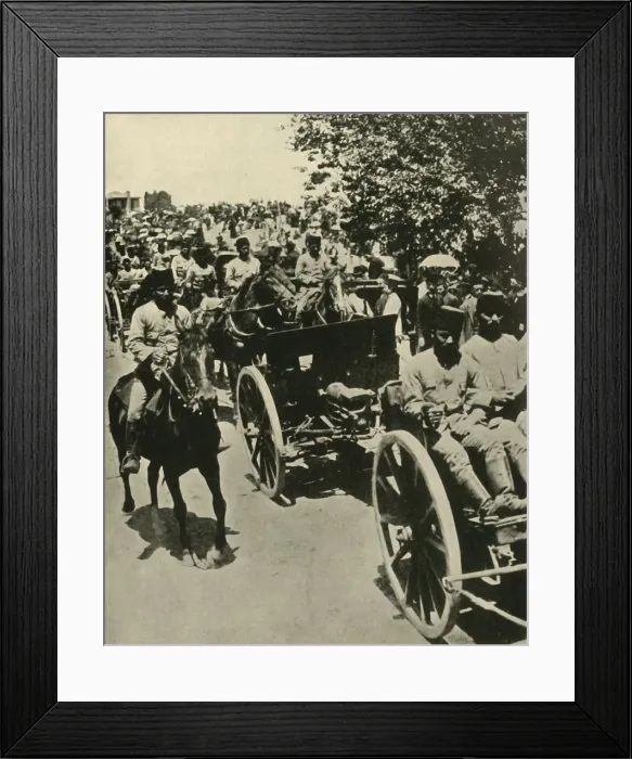 Framed Print : German armaments in the Turkish Army, First World War, c1914, (c1920). Creator: Unknown Framed Print : German armaments in the Turkish Army, First World War, c1914, (c1920). Creator: Unknown
