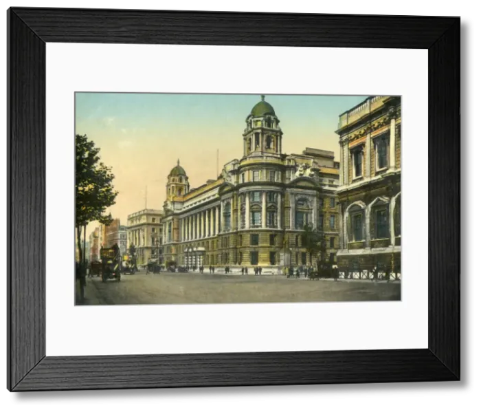 Framed Print : The War Office, Whitehall, London, c1910. Creator: Unknown Framed Print : The War Office, Whitehall, London, c1910. Creator: Unknown