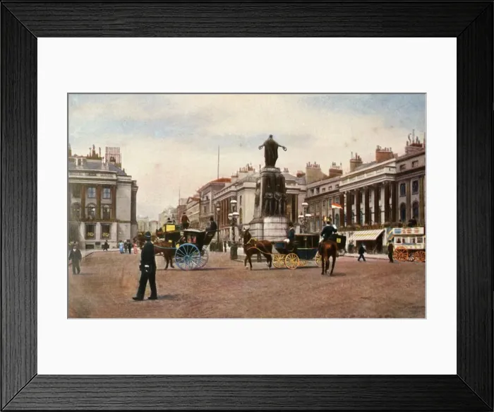 Framed Print : Waterloo Place, London, 1905. Creator: Unknown Framed Print : Waterloo Place, London, 1905. Creator: Unknown