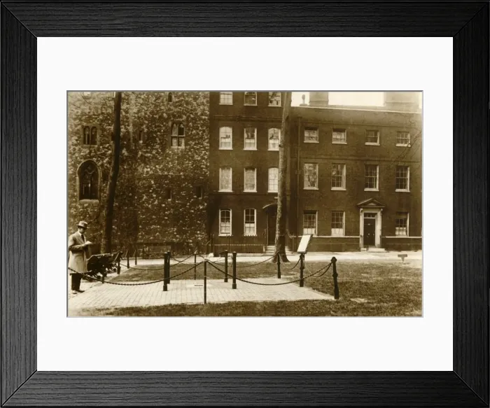 Framed Print : Tower of London. The Scaffold Site, c1910. Creator: Unknown