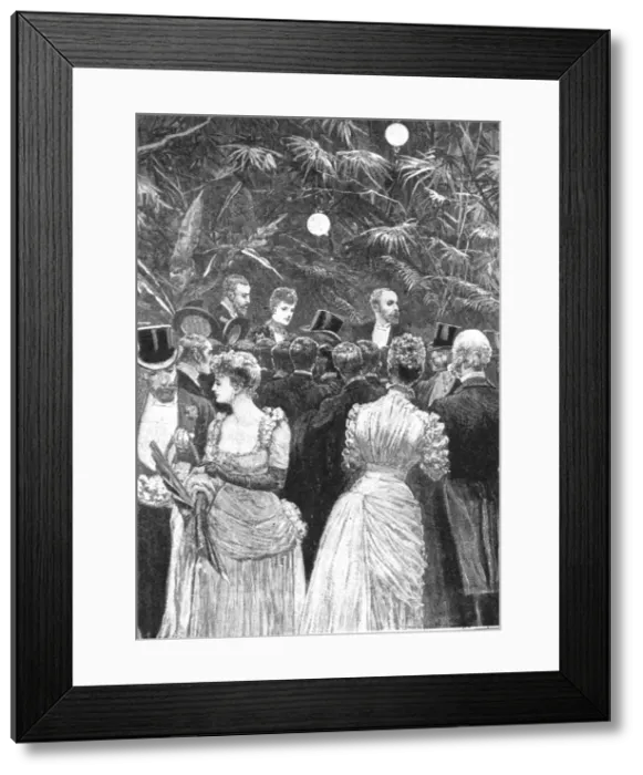 Framed Print : Princess Alexandra selling flowers at a fete held in aid of the London Hospitals Framed Print : Princess Alexandra selling flowers at a fete held in aid of the London Hospitals
