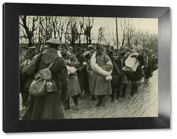 Austrian prisoners, Przemysl, March 1915, (c1920). Creator: Unknown