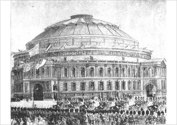 The Royal Albert Hall, 1871: Opened by Queen Victoria, March 29, (1901). Creator: Unknown