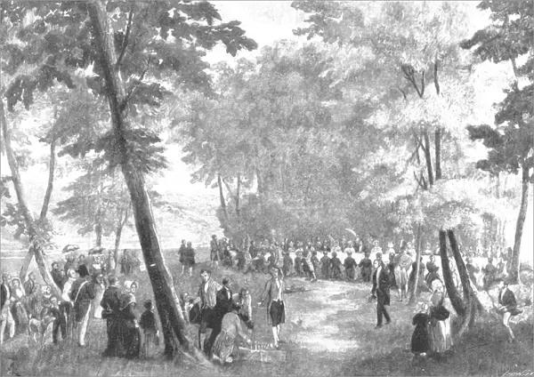 Victorias Visit to Louis Philippe in 1843: Fete Champetre... in the Forest of Eu, (1901)