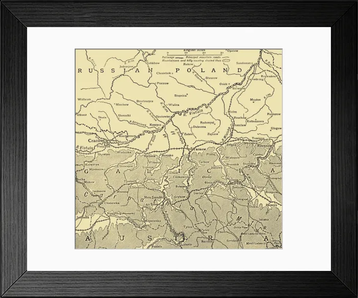 Framed Print : The Galician Campaign, First World War, c1915, (c1920). Creator: Unknown Framed Print : The Galician Campaign, First World War, c1915, (c1920). Creator: Unknown