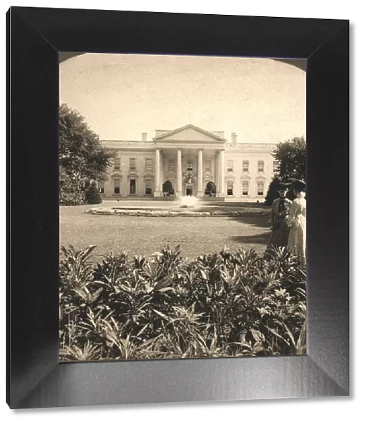 The White House, Washington D. C, 1908. Creator: Works and Sun Sculpture Studios