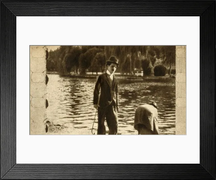 Framed Print : Charlie Chaplin, 1914, (1933). Creator: Unknown Framed Print : Charlie Chaplin, 1914, (1933). Creator: Unknown