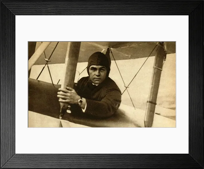 Framed Print : Bert Hinkler, 1928, (1933). Creator: Unknown Framed Print : Bert Hinkler, 1928, (1933). Creator: Unknown