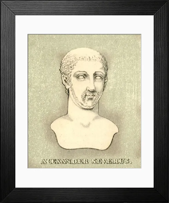 Framed Print : Alexander Severus, (c208- 235), 1830. Creator: Unknown Framed Print : Alexander Severus, (c208- 235), 1830. Creator: Unknown