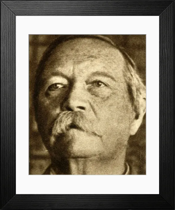 Framed Print : Sir Arthur Conan Doyle, 1930, (1933). Creator: Unknown Framed Print : Sir Arthur Conan Doyle, 1930, (1933). Creator: Unknown