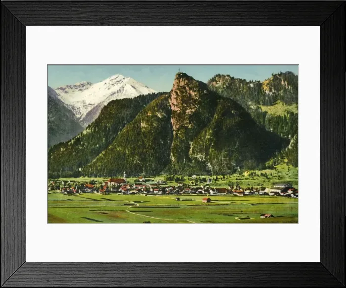 Framed Print : Oberammergau, Bavaria, Germany c1922. Creator: Lorenz Franzl Framed Print : Oberammergau, Bavaria, Germany c1922. Creator: Lorenz Franzl