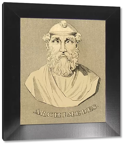 Archimedes, (c287-212 BC), 1830. Creator: Unknown