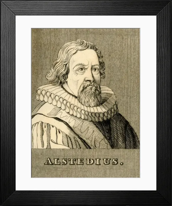 Framed Print : Alstedius, (1588-1638), 1830. Creator: Unknown Framed Print : Alstedius, (1588-1638), 1830. Creator: Unknown