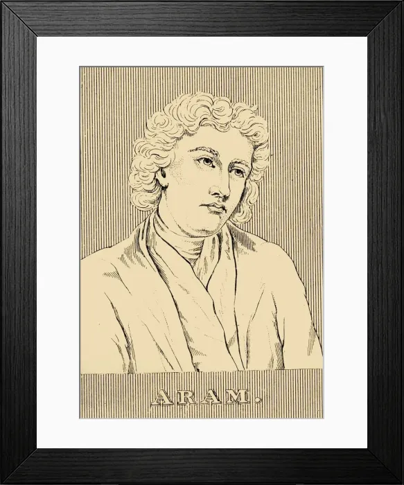 Framed Print : Aram, (1704-1759), 1830. Creator: Unknown Framed Print : Aram, (1704-1759), 1830. Creator: Unknown