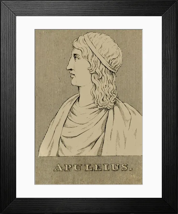 Framed Print : Apuleius, (c124-170 AD), 1830. Creator: Unknown Framed Print : Apuleius, (c124-170 AD), 1830. Creator: Unknown