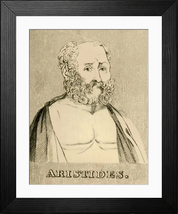 Framed Print : Aristides, (530-468 BC), 1830. Creator: Unknown Framed Print : Aristides, (530-468 BC), 1830. Creator: Unknown