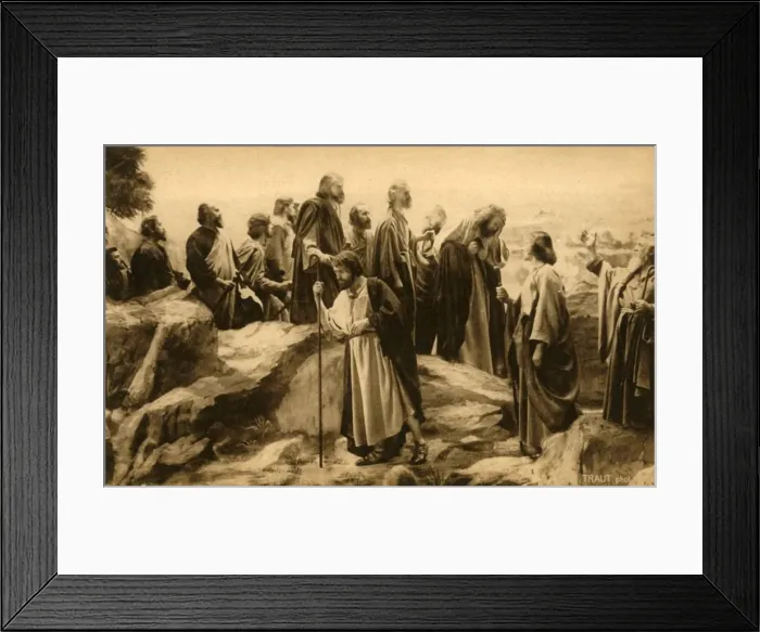 Framed Print : The journey to Jerusalem, 1922. Creator: Henry Traut Framed Print : The journey to Jerusalem, 1922. Creator: Henry Traut