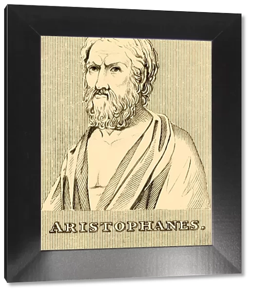 Aristophanes, (c460-380 BC), 1830. Creator: Unknown