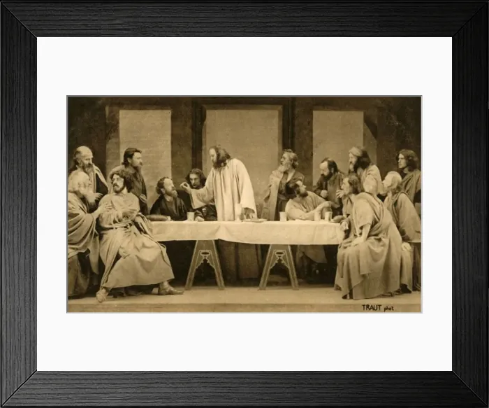 Framed Print : The Last Supper, 1922. Creator: Henry Traut Framed Print : The Last Supper, 1922. Creator: Henry Traut