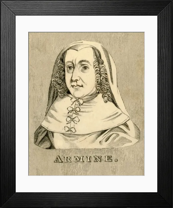 Framed Print : Armine, (1647-1713), 1830. Creator: Unknown Framed Print : Armine, (1647-1713), 1830. Creator: Unknown