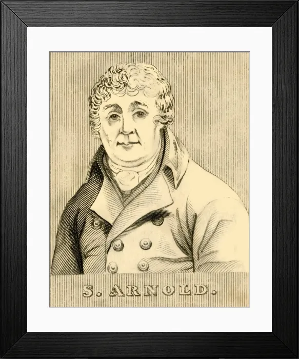 Framed Print : S. Arnold, (1740-1802), 1830. Creator: Unknown Framed Print : S. Arnold, (1740-1802), 1830. Creator: Unknown
