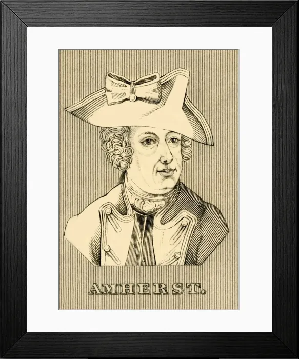 Framed Print : Amherst, (1717-1797), 1830. Creator: Unknown Framed Print : Amherst, (1717-1797), 1830. Creator: Unknown