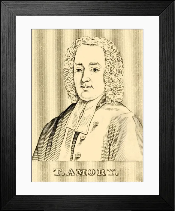 Framed Print : T. Amory, (c1691-1788), 1830. Creator: Unknown Framed Print : T. Amory, (c1691-1788), 1830. Creator: Unknown