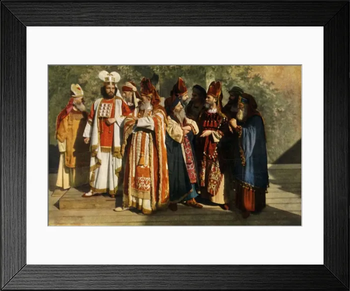 Framed Print : The High Priests, 1922. Creator: Henry Traut Framed Print : The High Priests, 1922. Creator: Henry Traut