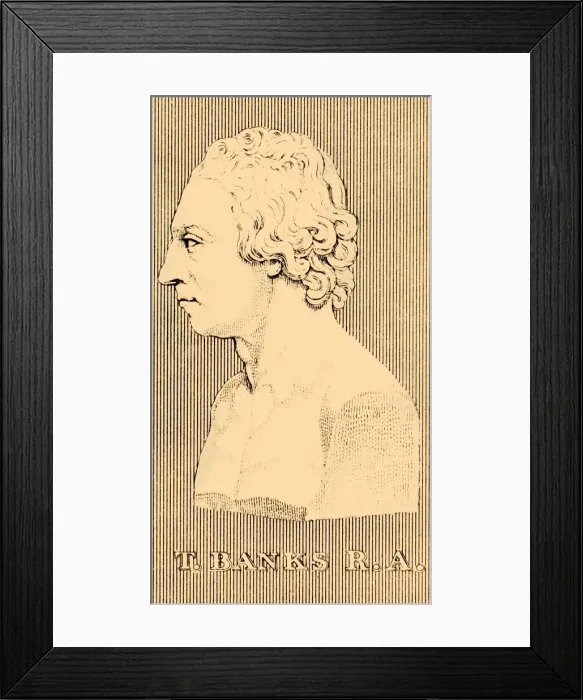 Framed Print : T. Banks, R. A. (1735-1805), 1830. Creator: Unknown Framed Print : T. Banks, R. A. (1735-1805), 1830. Creator: Unknown