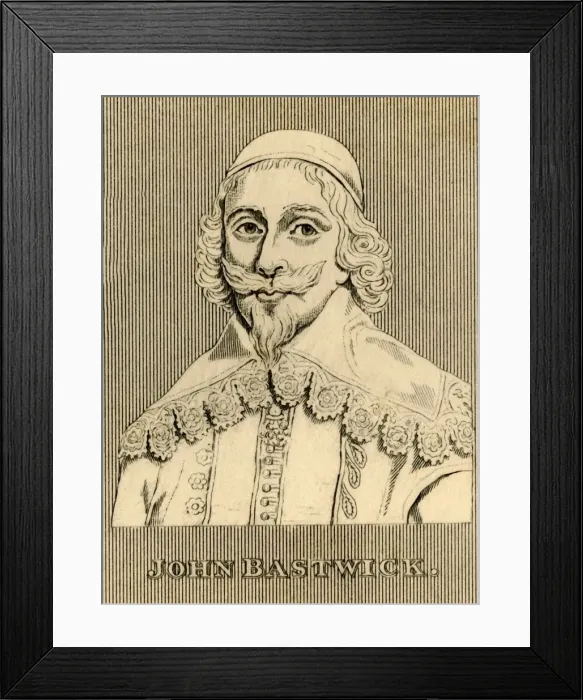 Framed Print : John Bastwick, (1593-1654), 1830. Creator: Unknown Framed Print : John Bastwick, (1593-1654), 1830. Creator: Unknown