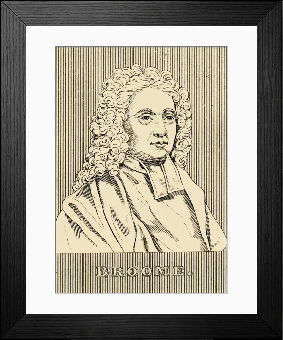 Framed Print : Broome, (1689-1745), 1830. Creator: Unknown Framed Print : Broome, (1689-1745), 1830. Creator: Unknown