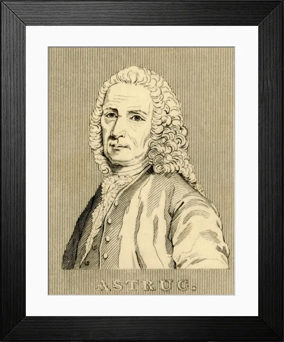 Framed Print : Astruc, (1684-1766), 1830. Creator: Unknown Framed Print : Astruc, (1684-1766), 1830. Creator: Unknown