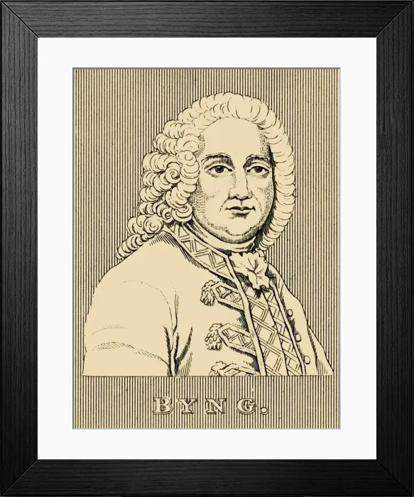 Framed Print : Byng, (1704-1757), 1830. Creator: Unknown Framed Print : Byng, (1704-1757), 1830. Creator: Unknown