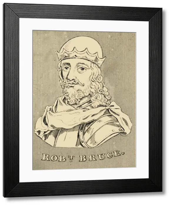 Framed Print : Robert Bruce, (1274-1329), 1830. Creator: Unknown Framed Print : Robert Bruce, (1274-1329), 1830. Creator: Unknown