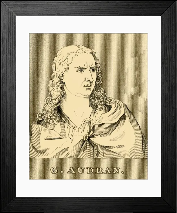 Framed Print : G. Audran, (1640-1703), 1830. Creator: Unknown Framed Print : G. Audran, (1640-1703), 1830. Creator: Unknown
