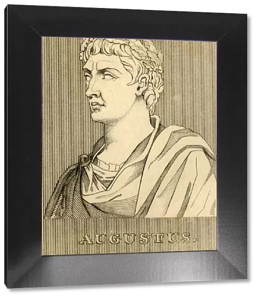 Augustus, (63 BC- AD14), 1830. Creator: Unknown