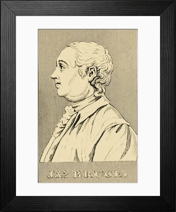 Framed Print : James Bruce, (1730-1794), 1830. Creator: Unknown Framed Print : James Bruce, (1730-1794), 1830. Creator: Unknown