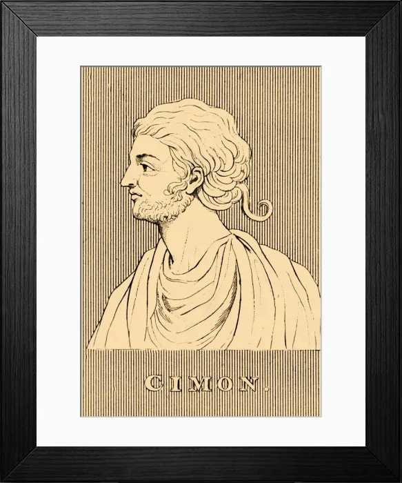Framed Print : Cimon, (c510-450 BC), 1830. Creator: Unknown Framed Print : Cimon, (c510-450 BC), 1830. Creator: Unknown