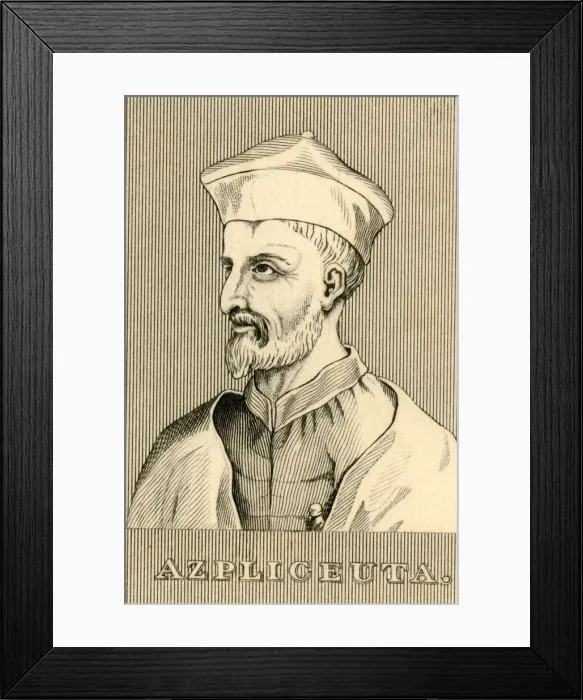 Framed Print : Azpliceuta, (1491-1586), 1830. Creator: Unknown Framed Print : Azpliceuta, (1491-1586), 1830. Creator: Unknown