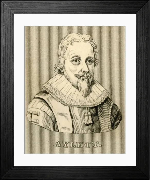 Framed Print : Aylett, (1583-1655), 1830. Creator: Unknown Framed Print : Aylett, (1583-1655), 1830. Creator: Unknown
